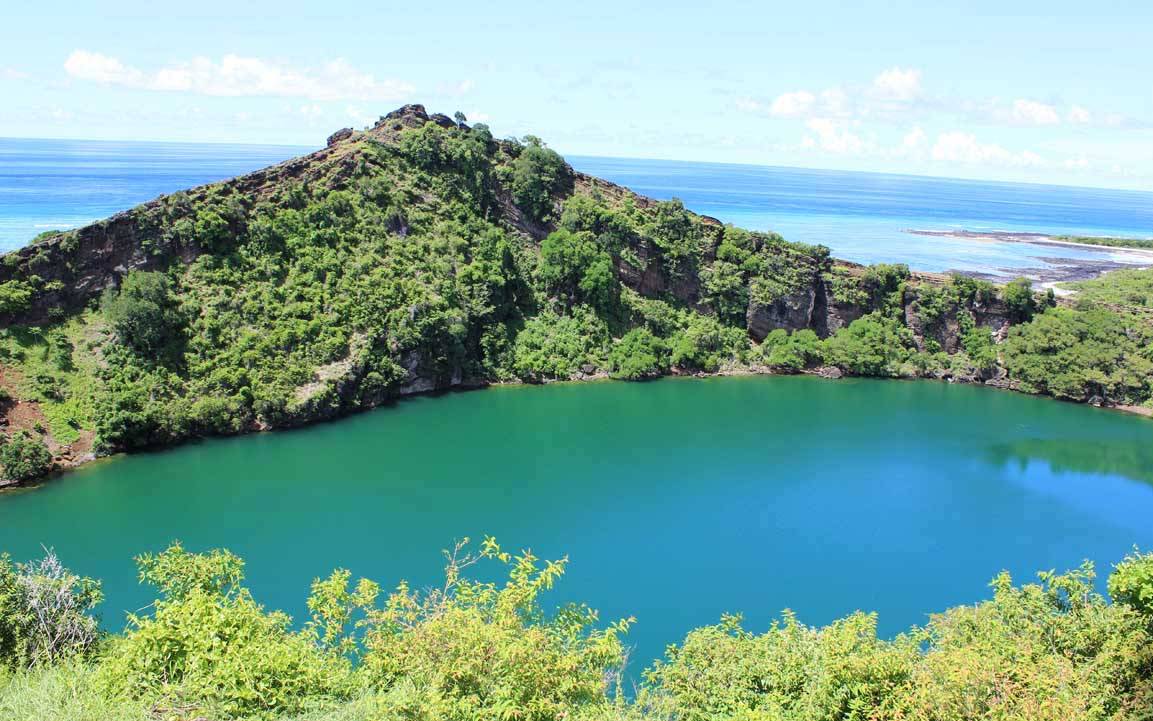 Nyamawi, lac salé au nord de Ngazidja